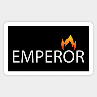 Emperor artistic text design Magnet